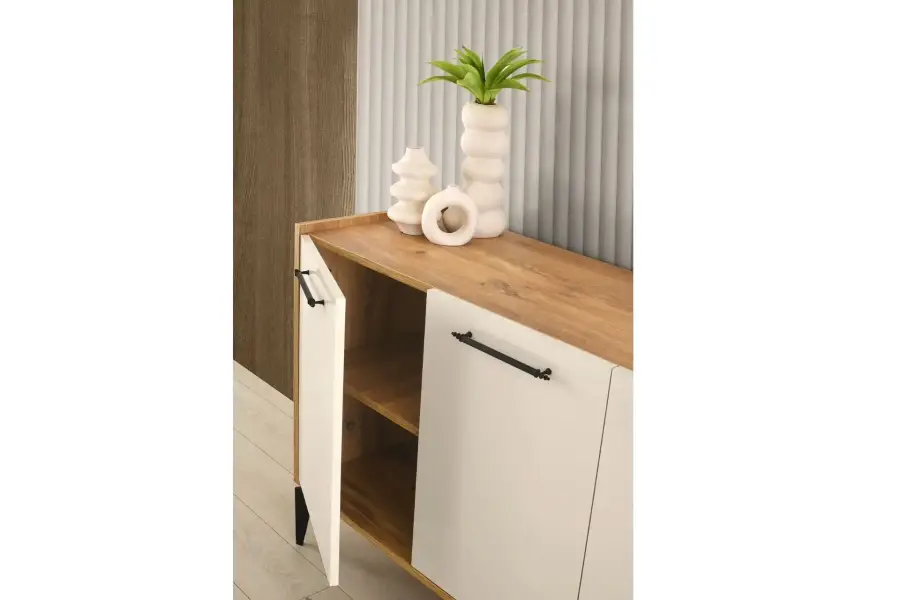 Anka Konsol, 4 Qapılı - Krem - 3