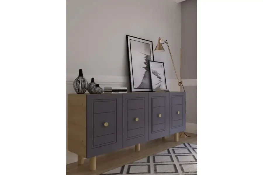 Dariod Bohem Konsol, 4 Qapılı- Meşə/Antrasit - 2