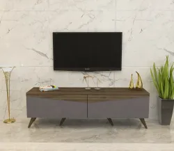 Fonse Tv Stend - Cəviz/Antrasit 