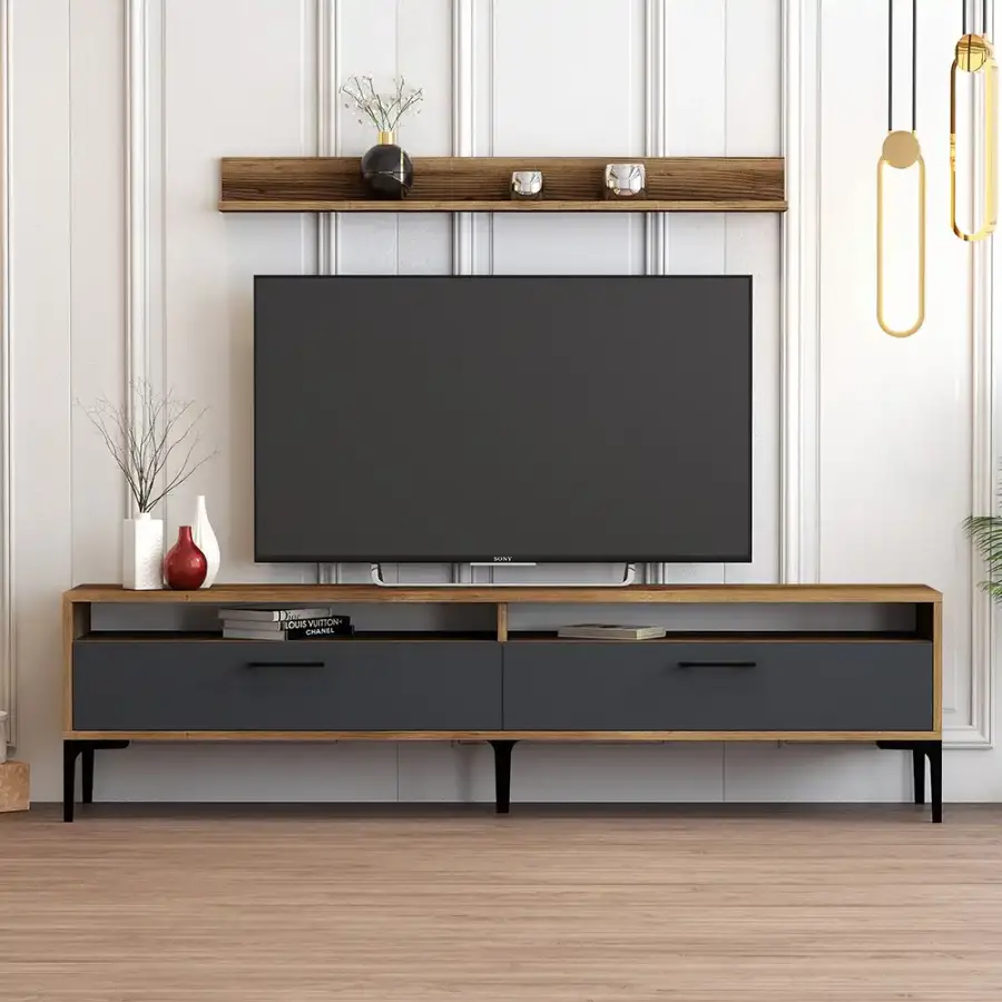 İstanbul Tv Stend - Cəviz/Antrasit - 1