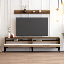 İstanbul Tv Stend - Cəviz/Krem - 3