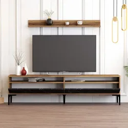 İstanbul Tv Stend - Cəviz/Qara Mərmər - 3