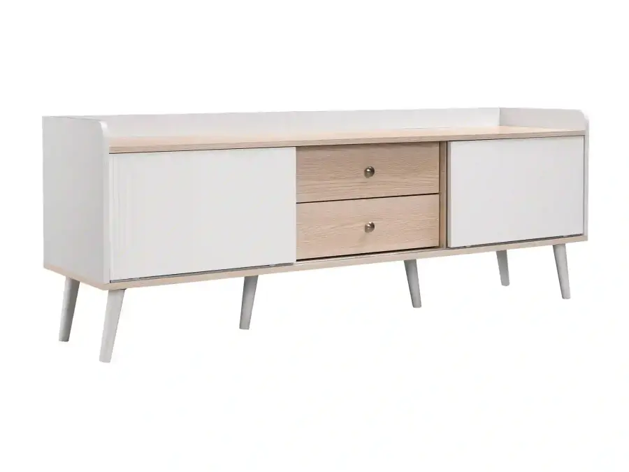 Kleuren Tv Stend - Ağ/Meşə - 4
