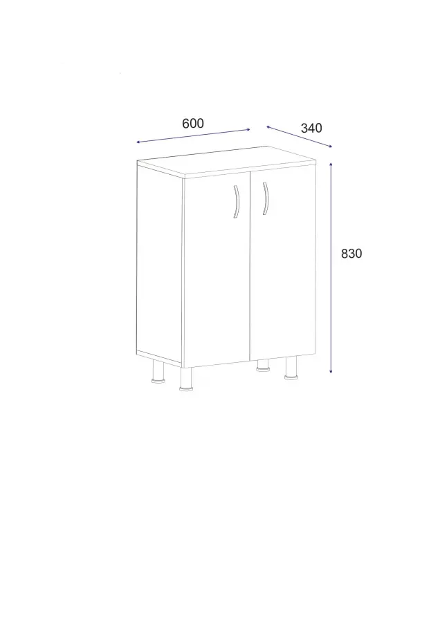 Legno Ayaqqabı Dolabı - Ağ - 5