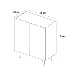 Luce Çox Məqsədli Dolab - Cəviz - 5