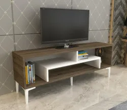 Mix Tv Stend - Cəviz/Ağ 