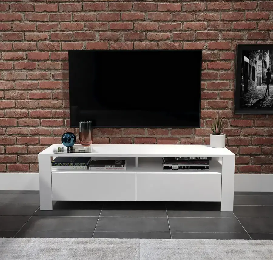 Mocca Tv Stend - Ağ - 1